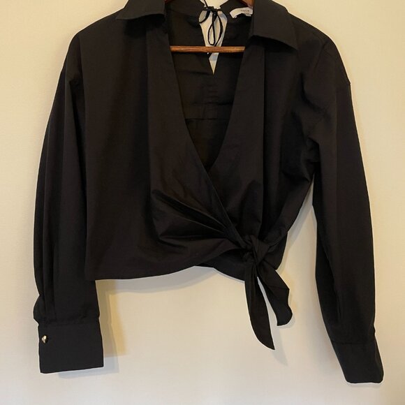 Vince Wrap Shirt, Size S, Pre-Owned - Excellent Condition - Picture 3 of 10